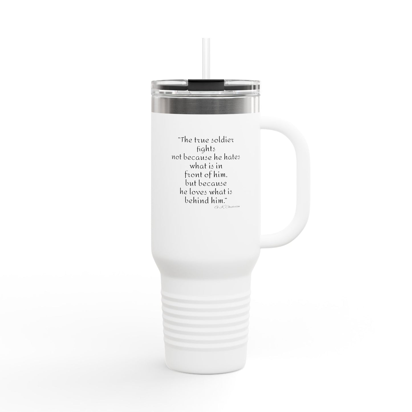 Inspirational Insulated Travel Mug, 40oz Motivational Quote Mug, Road Trip