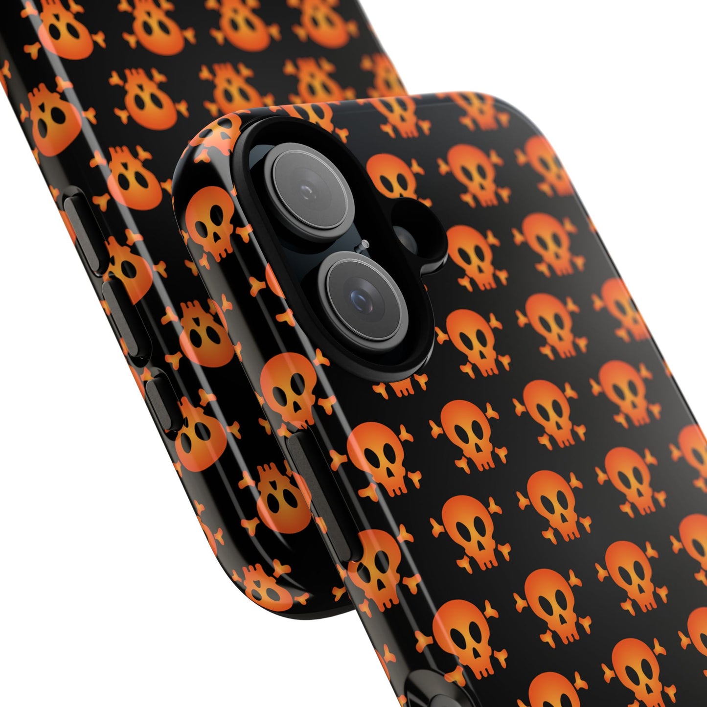 Halloween Skull Phone Case, Spooky Mobile Cover, Trick or Treat Accessory, Goth Gift, Skull Pattern Design
