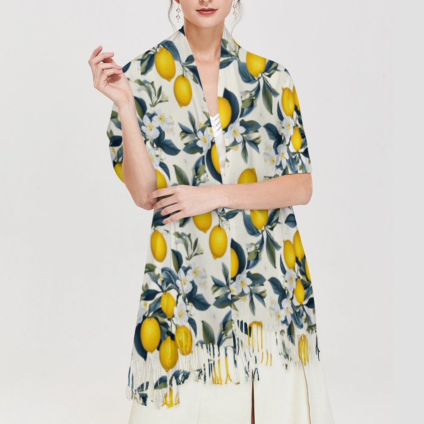 Cashmere-like Tassel Scarf