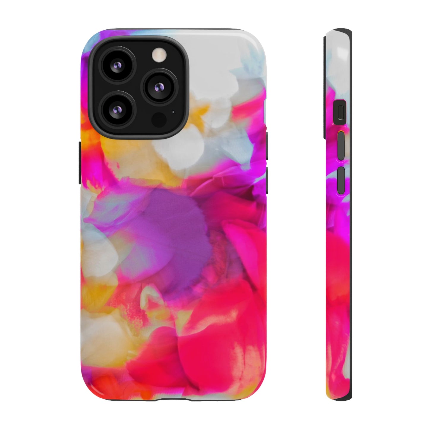 Floral Phone Case: Stylish Art for Your Device, Tough Cases, Gift for Her, Flower Print, Trendy Accessories, Phone Protection