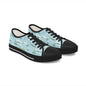 Low Top Sneakers — Nautical Lighthouse Pattern, Cute Coastal Women’s Casual Shoes