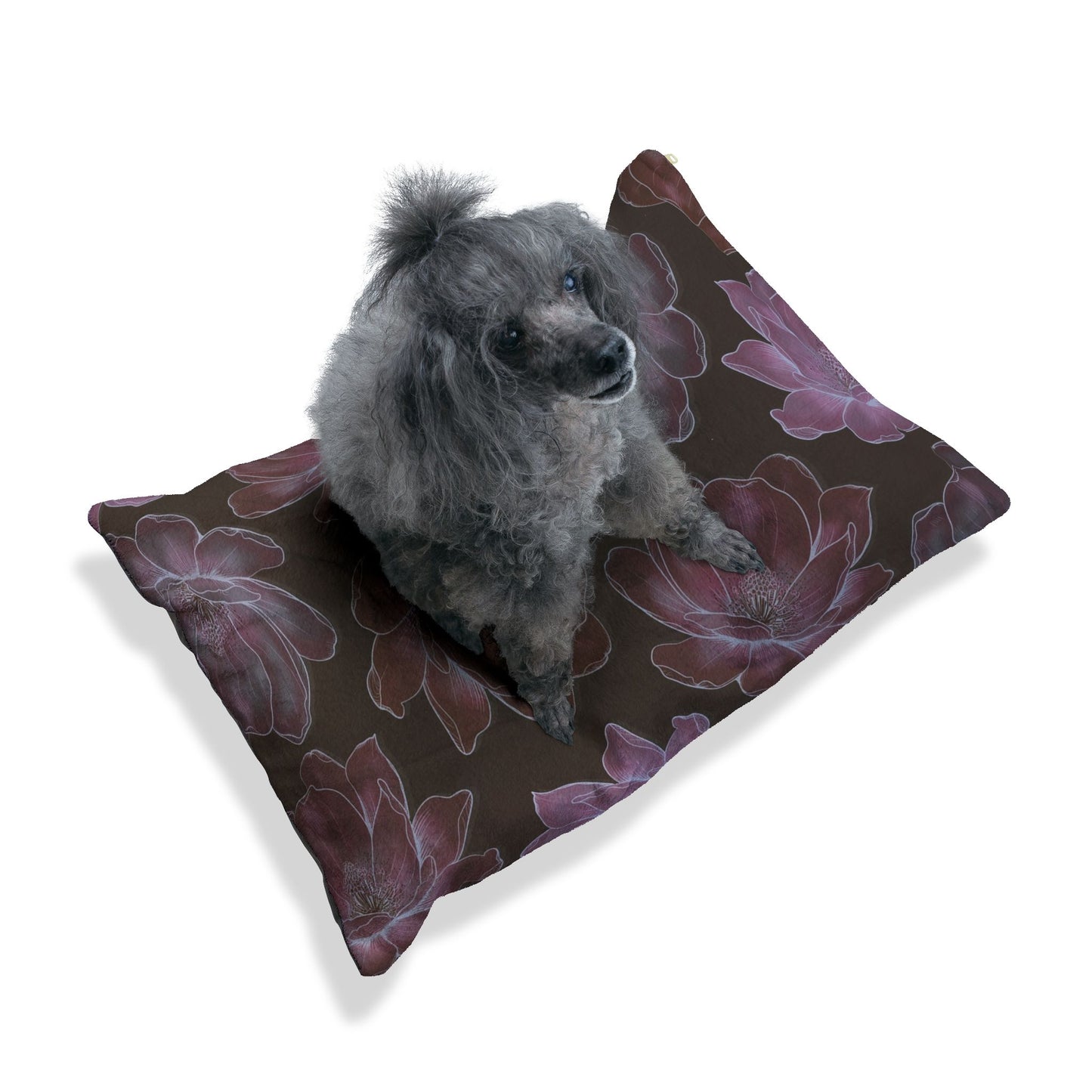 Floral Pet Bed, Cozy Dog Bed, Cat Bed with Floral Design, Pet Furniture, Dog Lover Gift, Home Decor for Pets