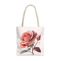 Romantic Floral Tote Bag, Rose Design, Chic Bag, Stylish Carryall, Perfect Gift for Her, Everyday Use, Eco-Friendly