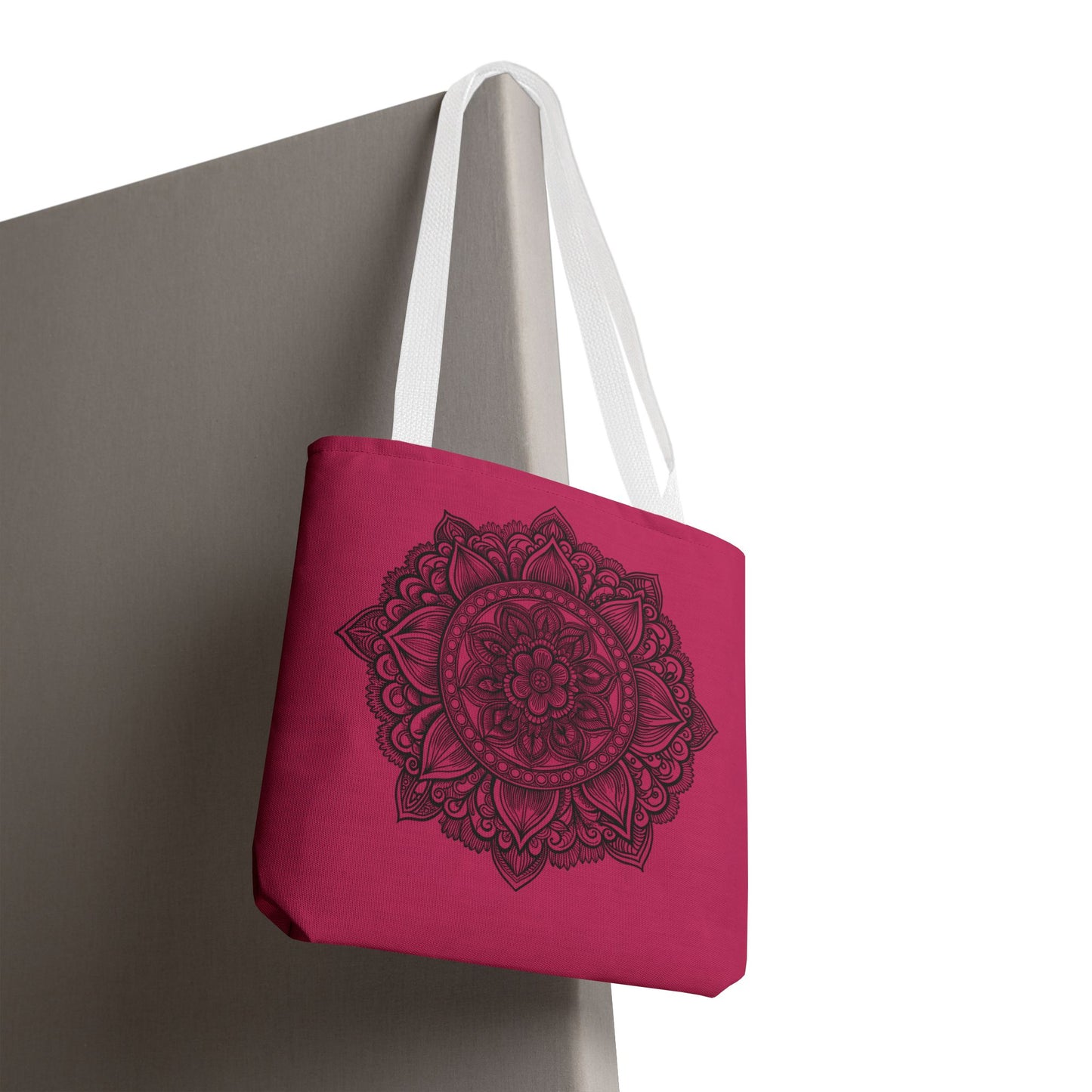 Mandala Tote Bag, Bohemian Style Bag, Eco-Friendly Shopping Bag, Gift for Her, Yoga Lover Tote