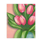 Matte Canvas, Stretched, 1.25" Tulips