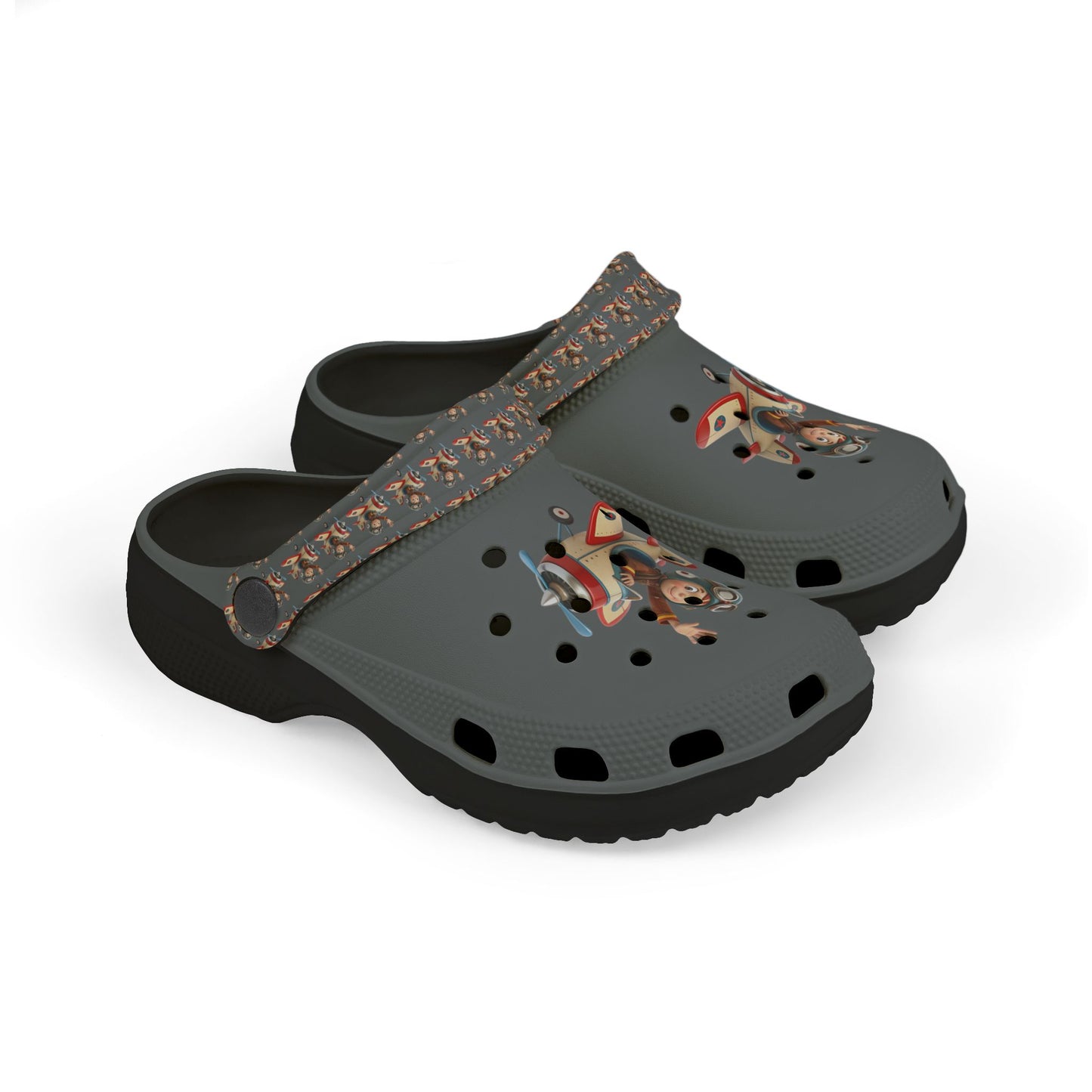 Kid's Fun Foam Clogs - Playful Aviation Theme, Lightweight Slip-On Shoes for Kids, Perfect for Summer Play, Beach Trips, and Outdoor [...]