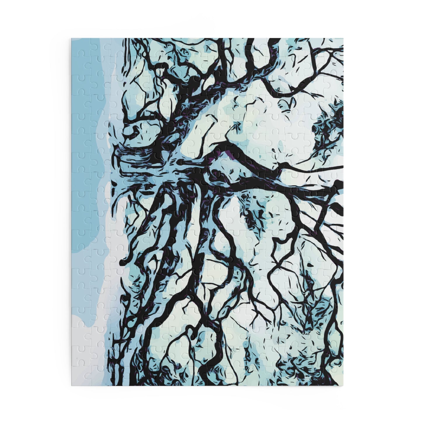 Artistic Tree Puzzle - 120, 252, 500-Piece, Nature Decor, Gift for Puzzle Lovers, Modern Home, Unique Wall Art, Relaxing Activity