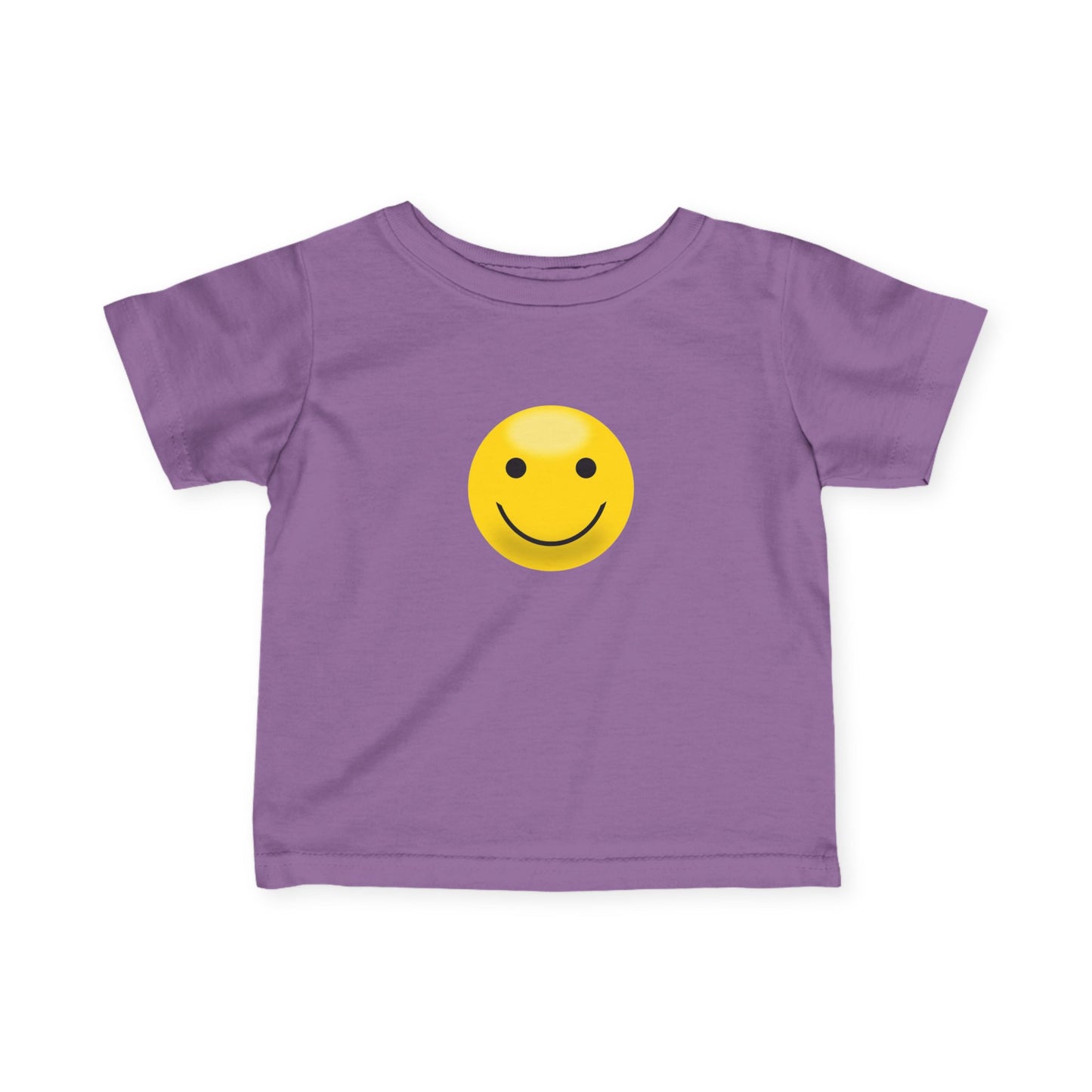 Cute Infant T-Shirt with Smiley Face, Baby Tee, Toddler Clothing, Personalized Gift, Cute Baby Outfit, Summer Wear