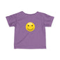Cute Infant T-Shirt with Smiley Face, Baby Tee, Toddler Clothing, Personalized Gift, Cute Baby Outfit, Summer Wear