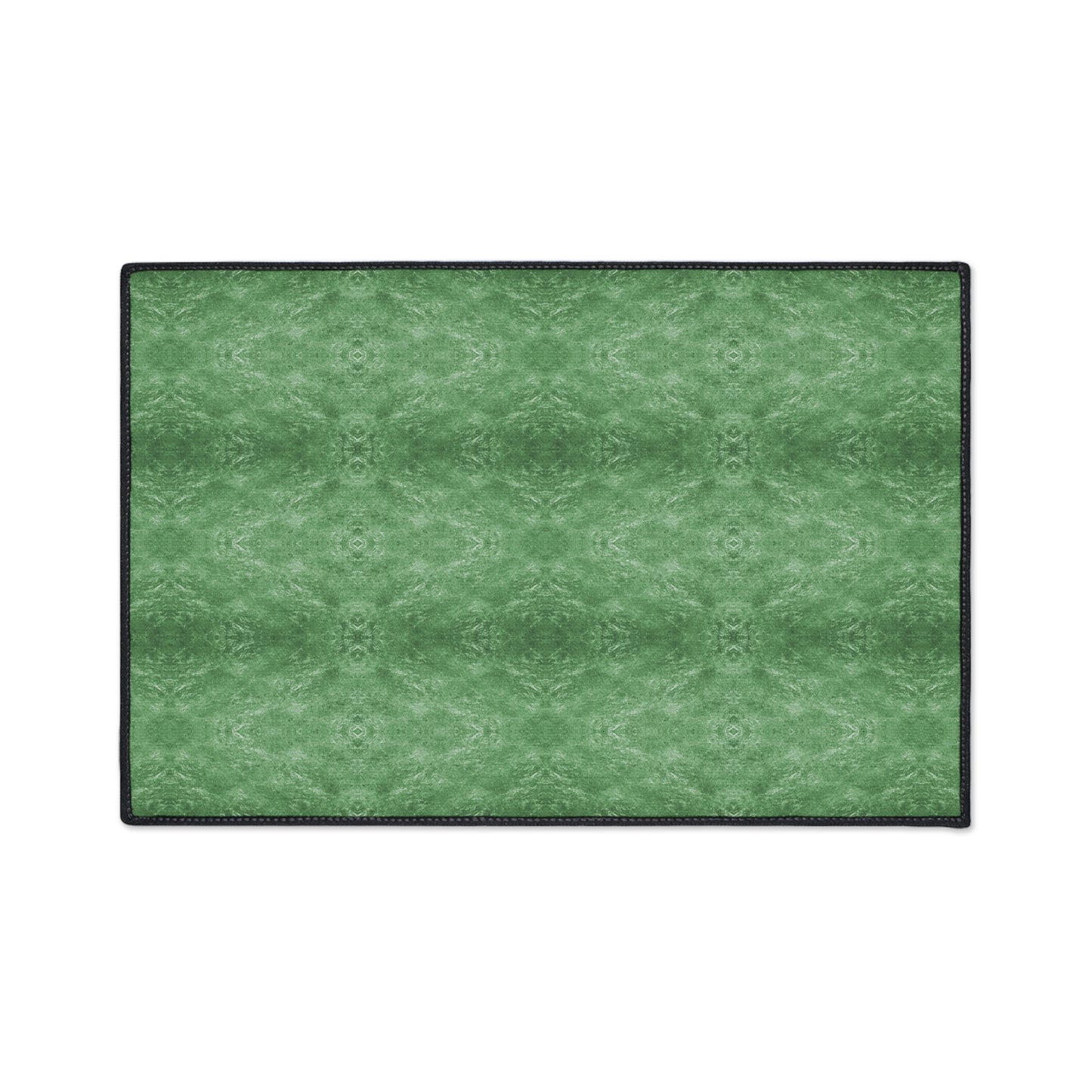 Green Textured Heavy-Duty Floor Mat — Durable Indoor/Outdoor Entry Rug