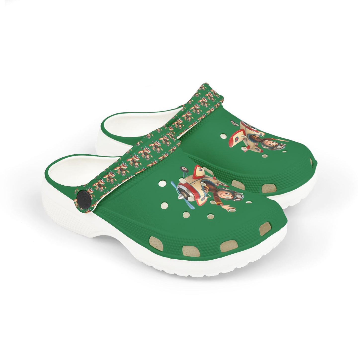 Kid's Fun Foam Clogs - Playful Aviation Theme, Lightweight Slip-On Shoes for Kids, Perfect for Summer Play, Beach Trips, and Outdoor [...]