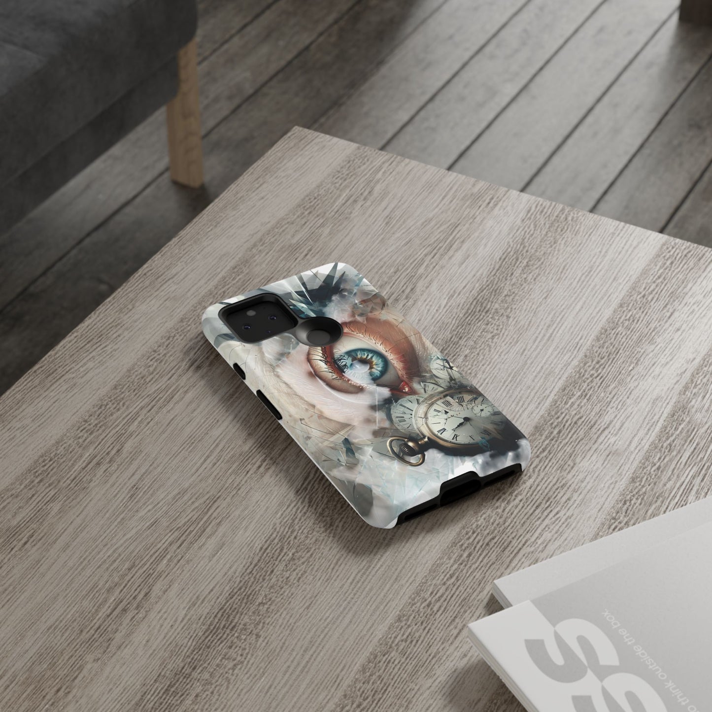 Artistic Eye Phone Case, Unique Smartphone Cover, Whimsical Gift for Art Lovers, Trendy Tech Accessory, Birthday Present, Holiday Gift