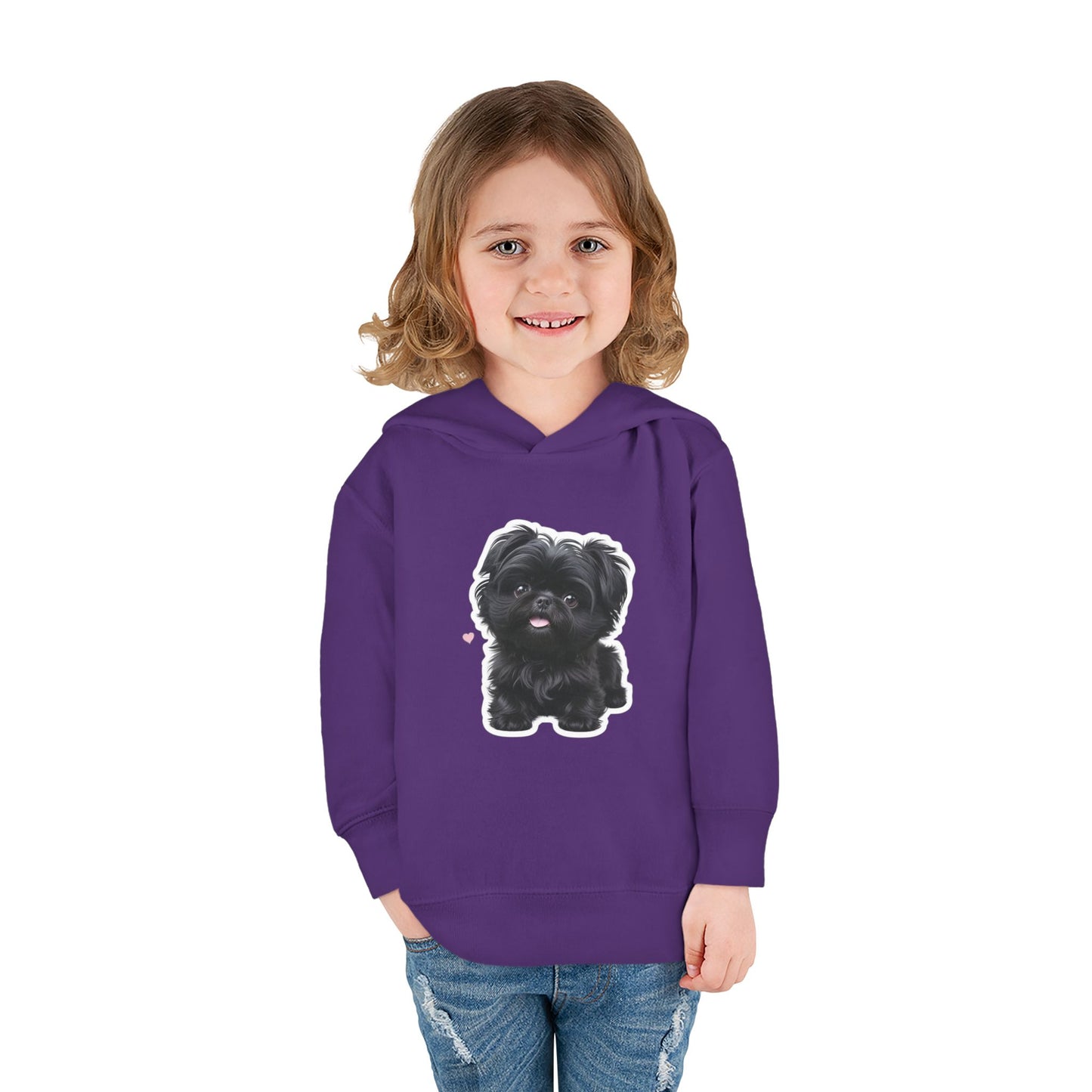 Cute Toddler Hoodie with Adorable Dog Design, Baby Gift, Winter Wear, Kids Sweatshirt, Comfortable Pullover