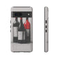 Wine Lover's Phone Case, Tough Phone Cover, Artistic Wine Design, Gift for Wine Enthusiasts, Customizable Case, Unique Wine Art