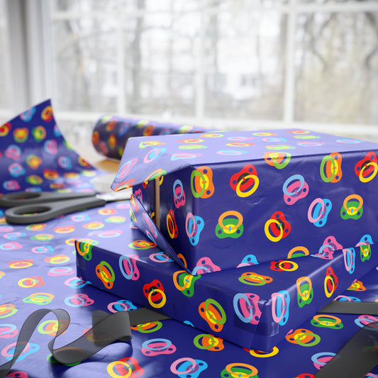 Colorful Baby Shower Wrapping Paper, Fun Gift Wrap, Playful Wrapping Sheets, Birthday Party Decorations, Unique Present Wrap