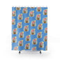 Cute Tiger Shower Curtain, Waterproof Bath Decor, Kids Bathroom