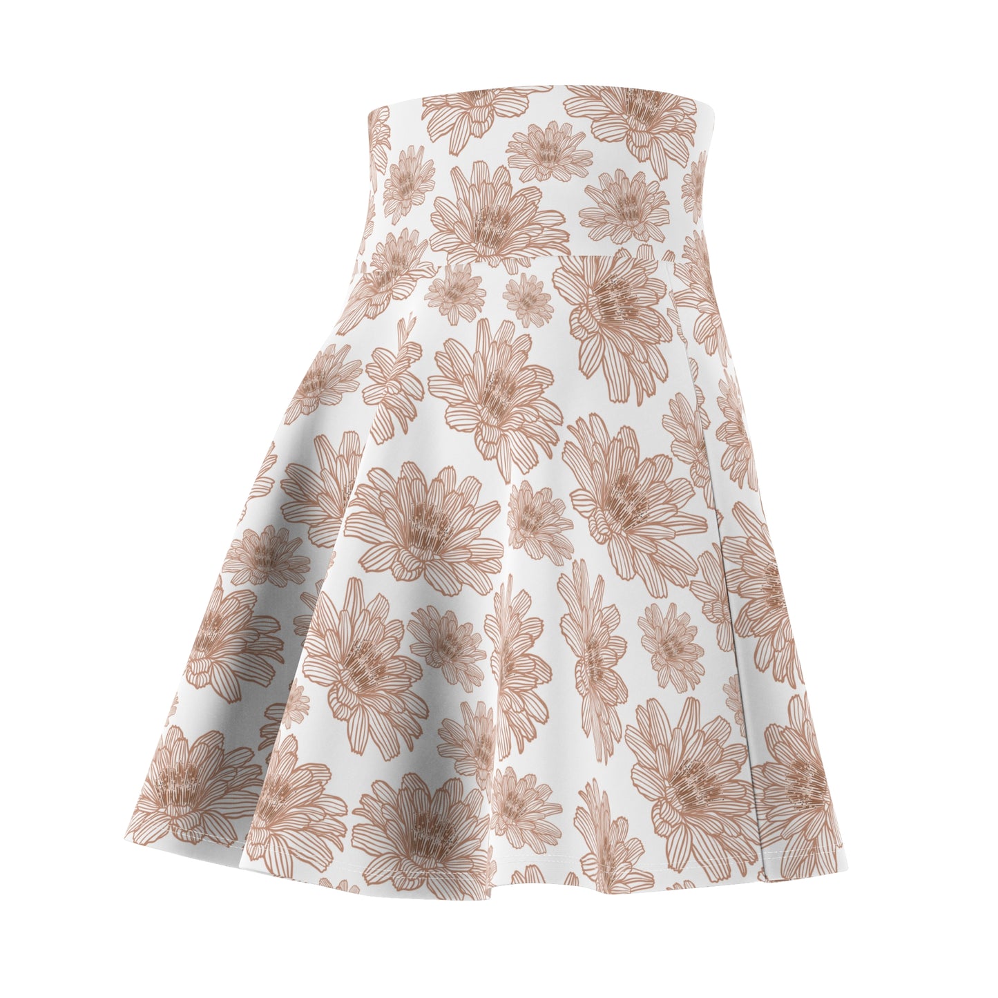 Floral Women's Skater Skirt, Stylish Summer Skirt, Casual Wear, Perfect for Parties, Bohemian Fashion