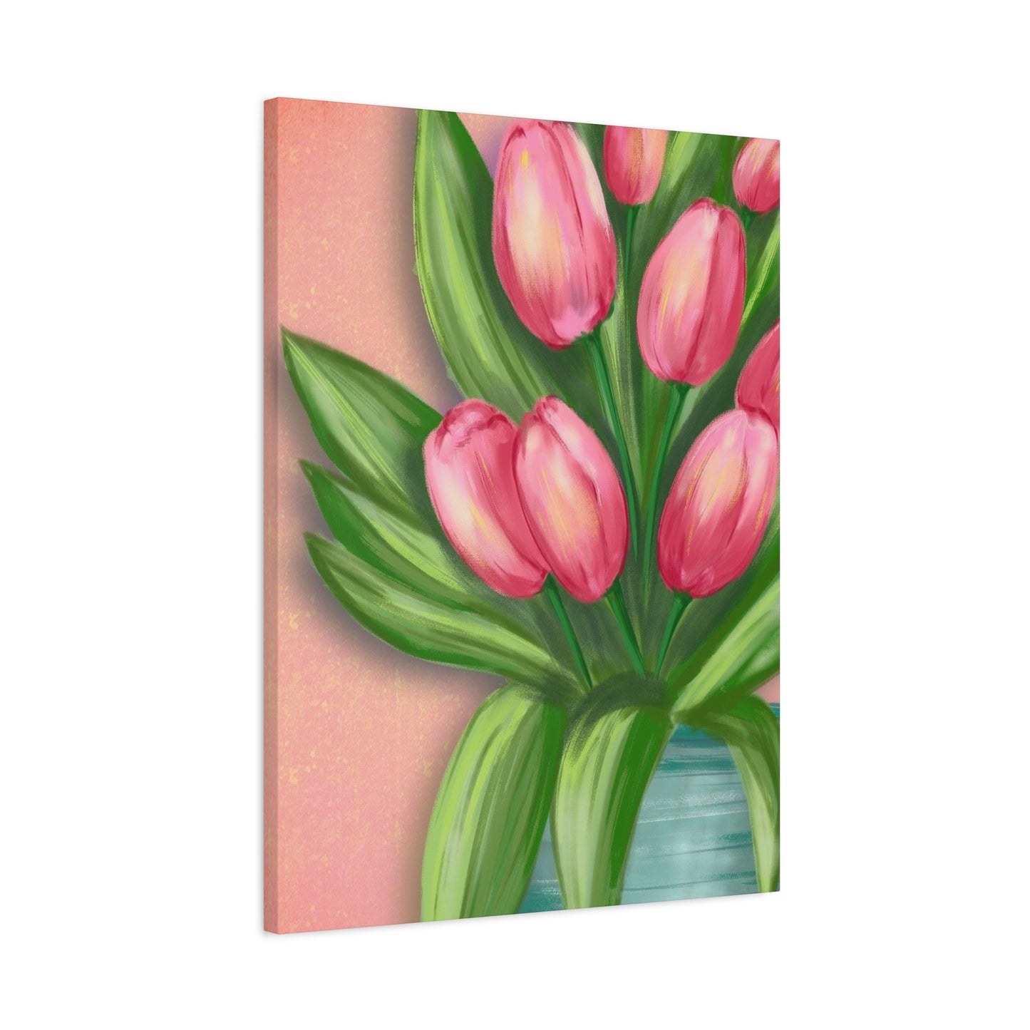 Matte Canvas, Stretched, 1.25" Tulips