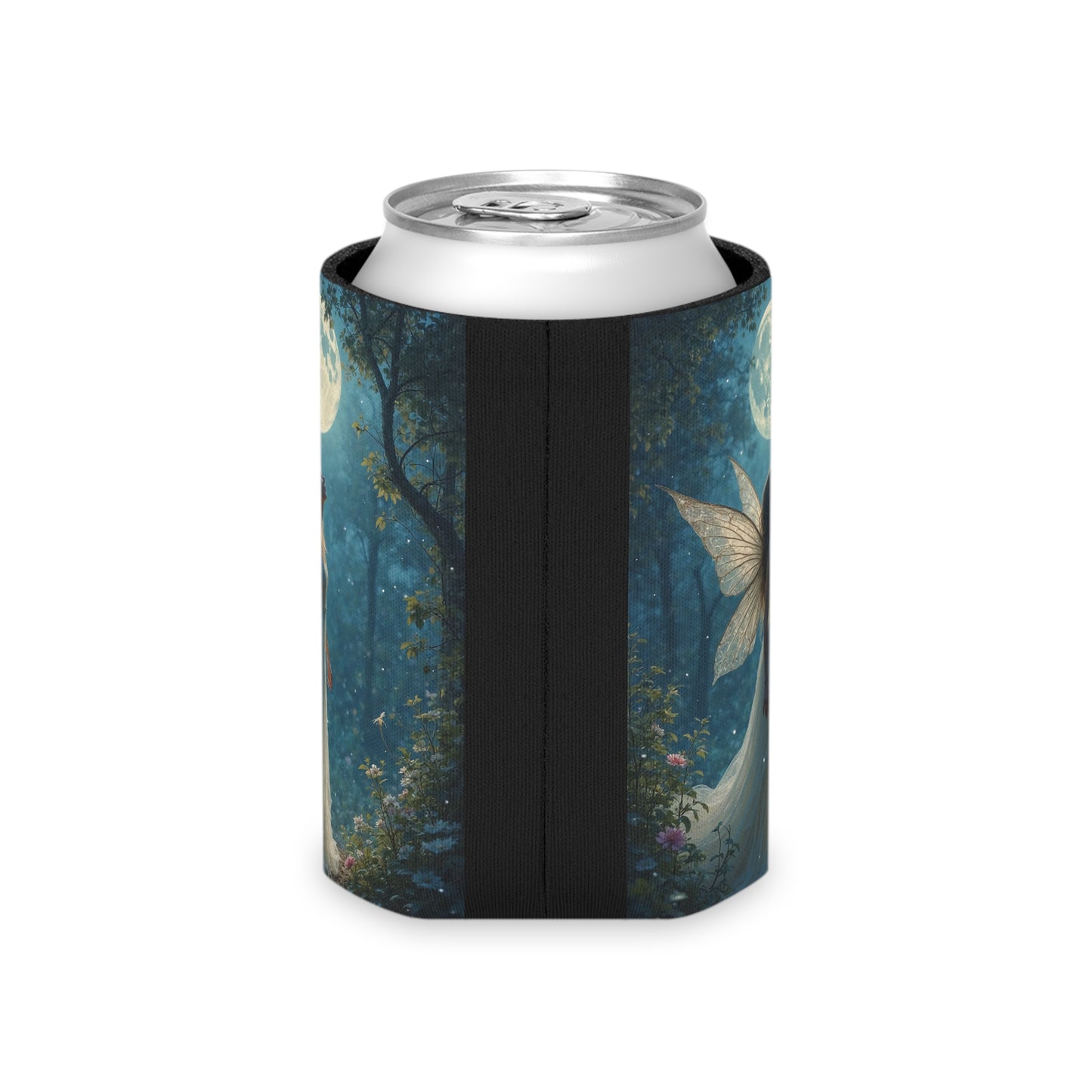 Fairy Moon Can Cooler | Enchanting Beverage Sleeve for Parties, Festivals, Outdoor Events, Gifts, Fairy Lovers