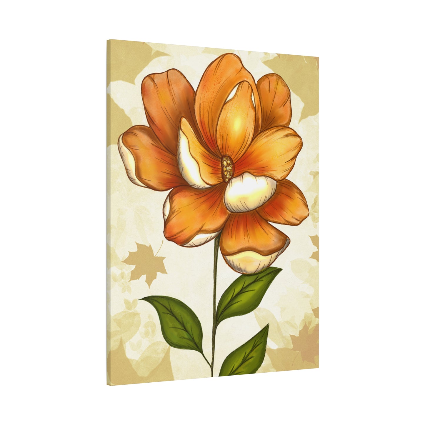 Copy of Matte Canvas, Stretched, 1.25" Tulips Pink and Purple Flowers