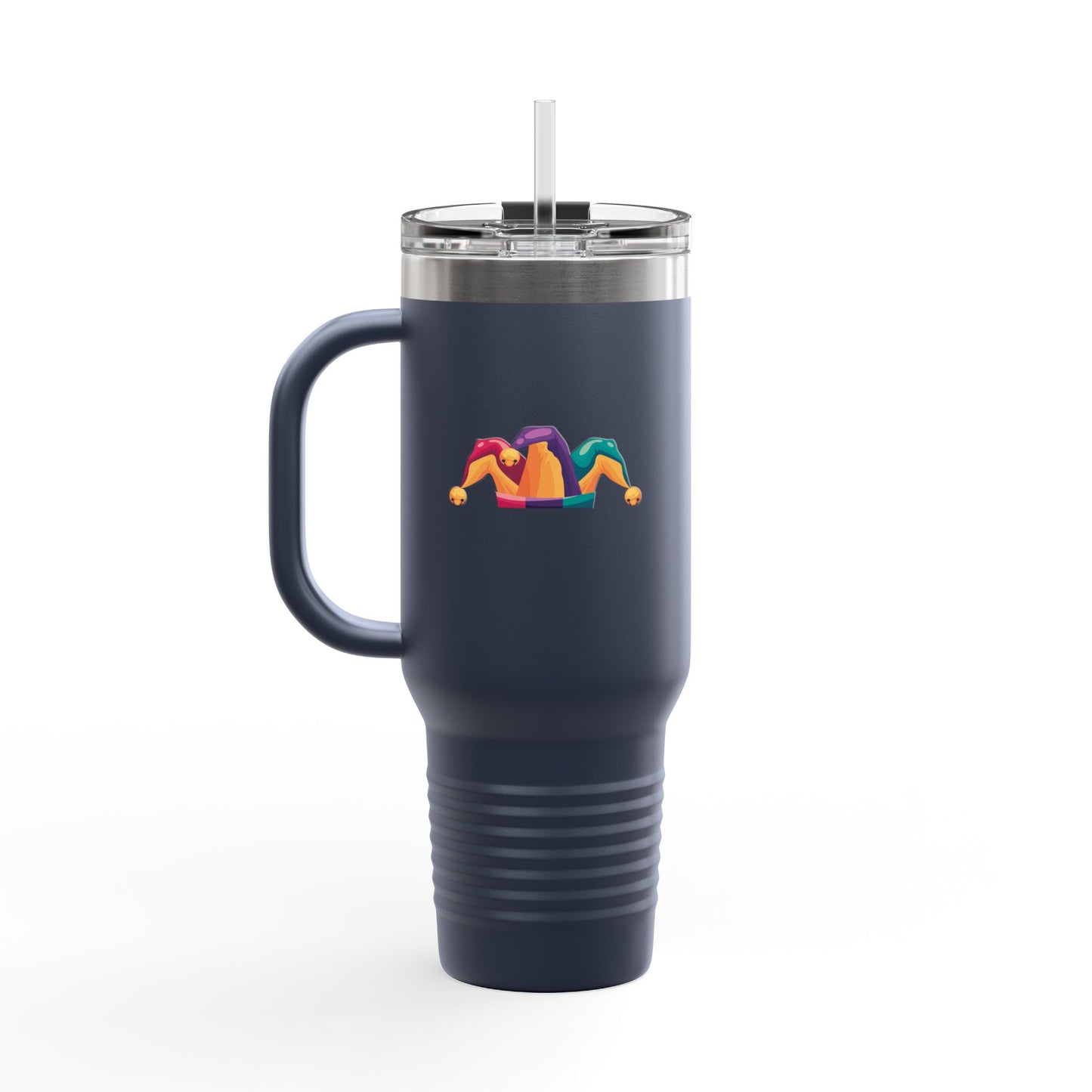 Colorful Insulated Travel Mug, Perfect for Road Trips, Camping, Parties, Gifting, or Everyday Use - 40oz Humor Design