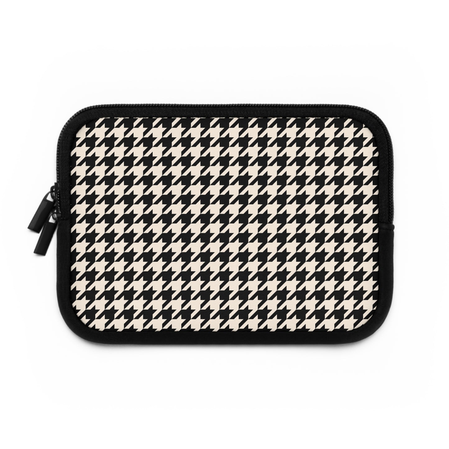 Chic Houndstooth Laptop Sleeve, Modern Tech Case, Stylish Computer Cover, Perfect Gift for Students and Professionals, Trendy Accessories