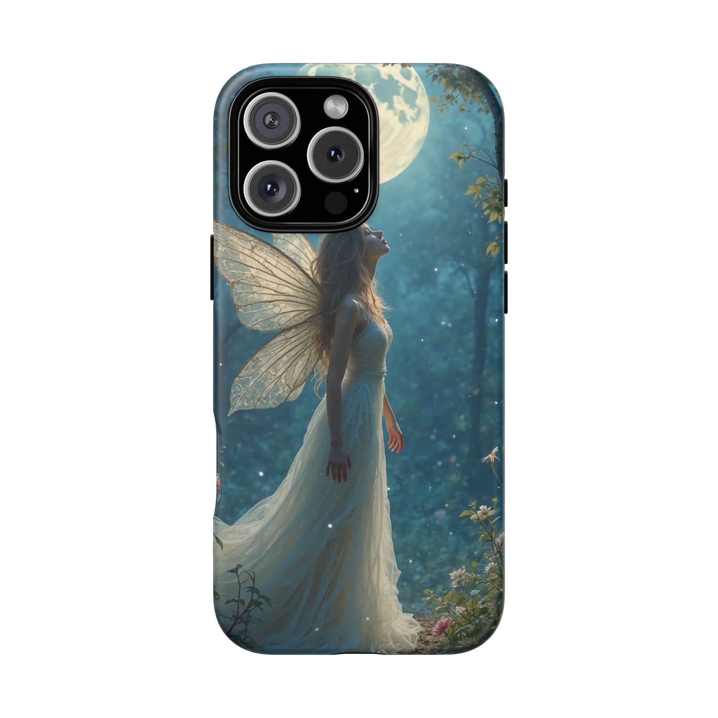 Fairy Moon Phone Case | Tough Cases for Nature Lovers, Fantasy Gift, Boho Phone Accessory, Ethereal Aesthetic, Magical Design