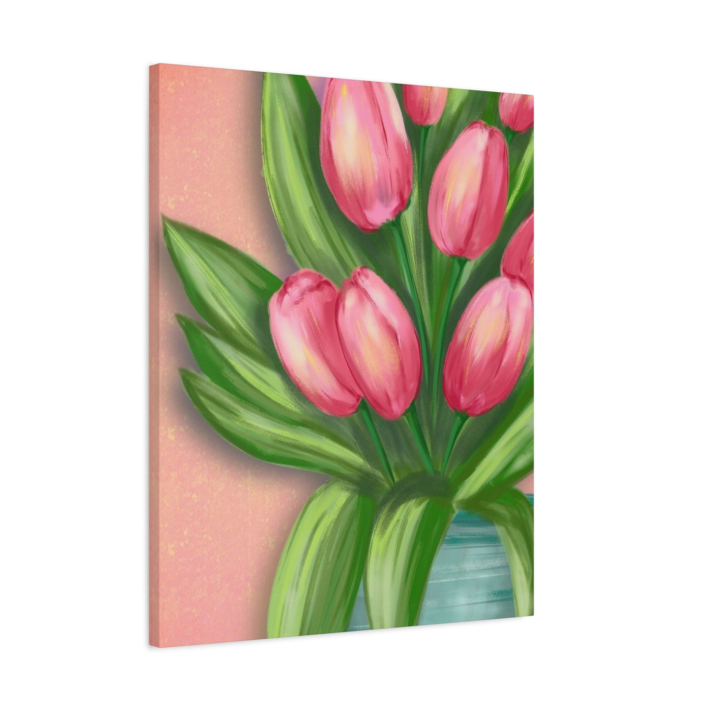 Matte Canvas, Stretched, 1.25" Tulips