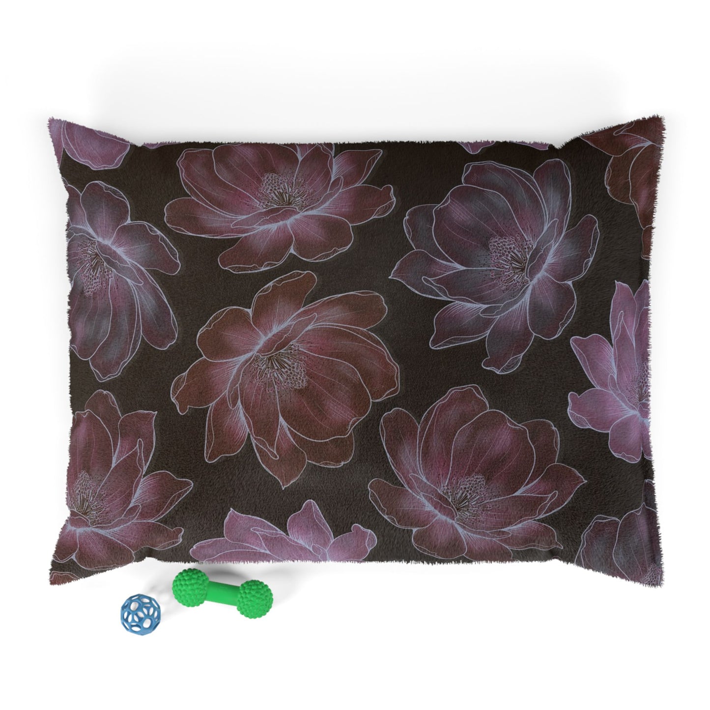 Floral Pet Bed, Cozy Dog Bed, Cat Bed with Floral Design, Pet Furniture, Dog Lover Gift, Home Decor for Pets