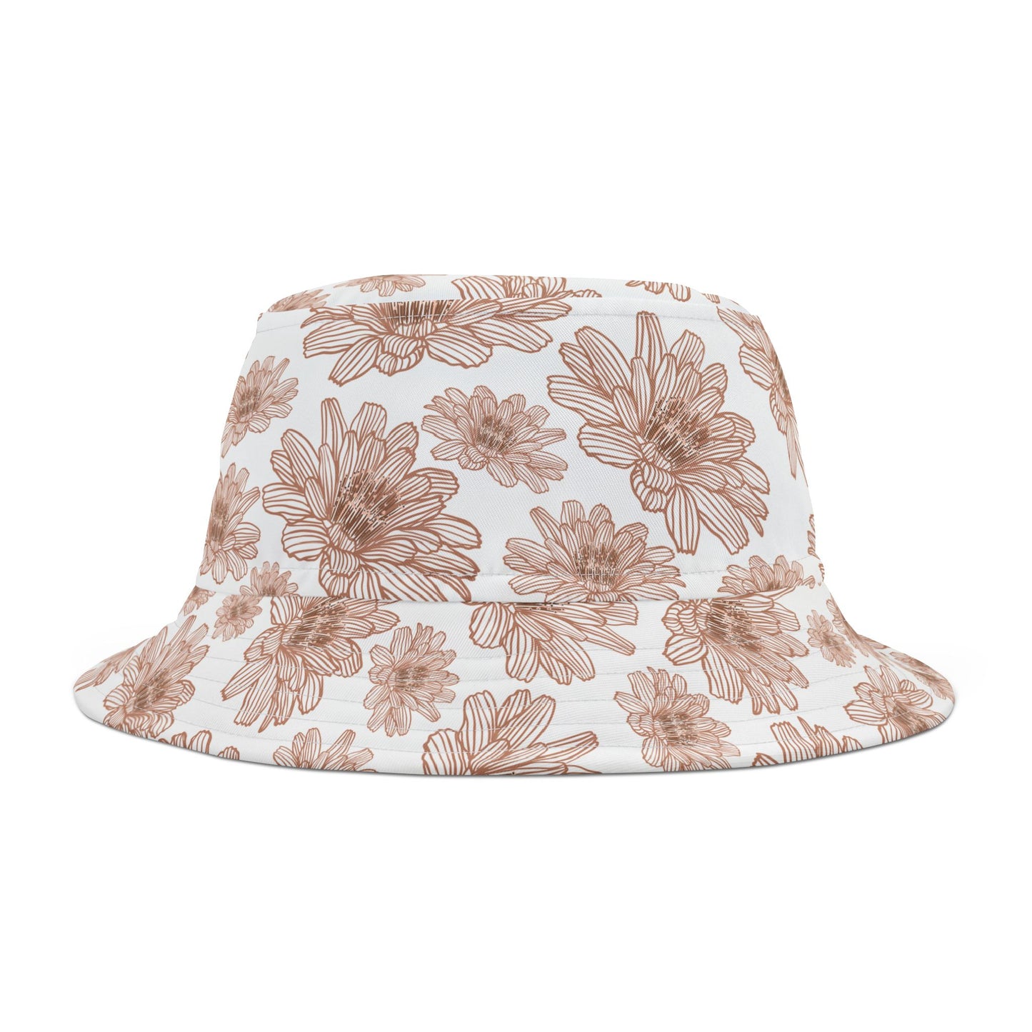 Boho Floral Bucket Hat - Summer Accessories, Beachwear, Sun Protection, Travel Hat, Festival Style