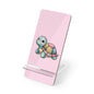 Phone Stand — Cute Patchwork Turtle Pink Mobile Display Stand