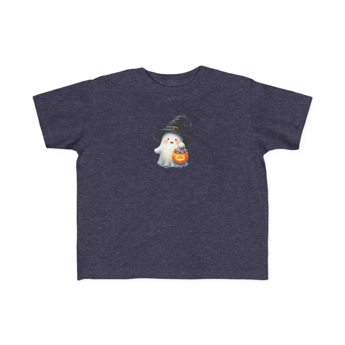 Adorable Halloween Toddler Tee, Cute Ghost Design, Kids Halloween Outfit, Witch Hat Shirt, Toddler Costume Top