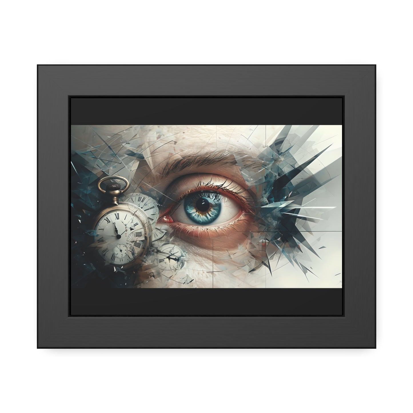 Surreal Eye Art Framed Poster