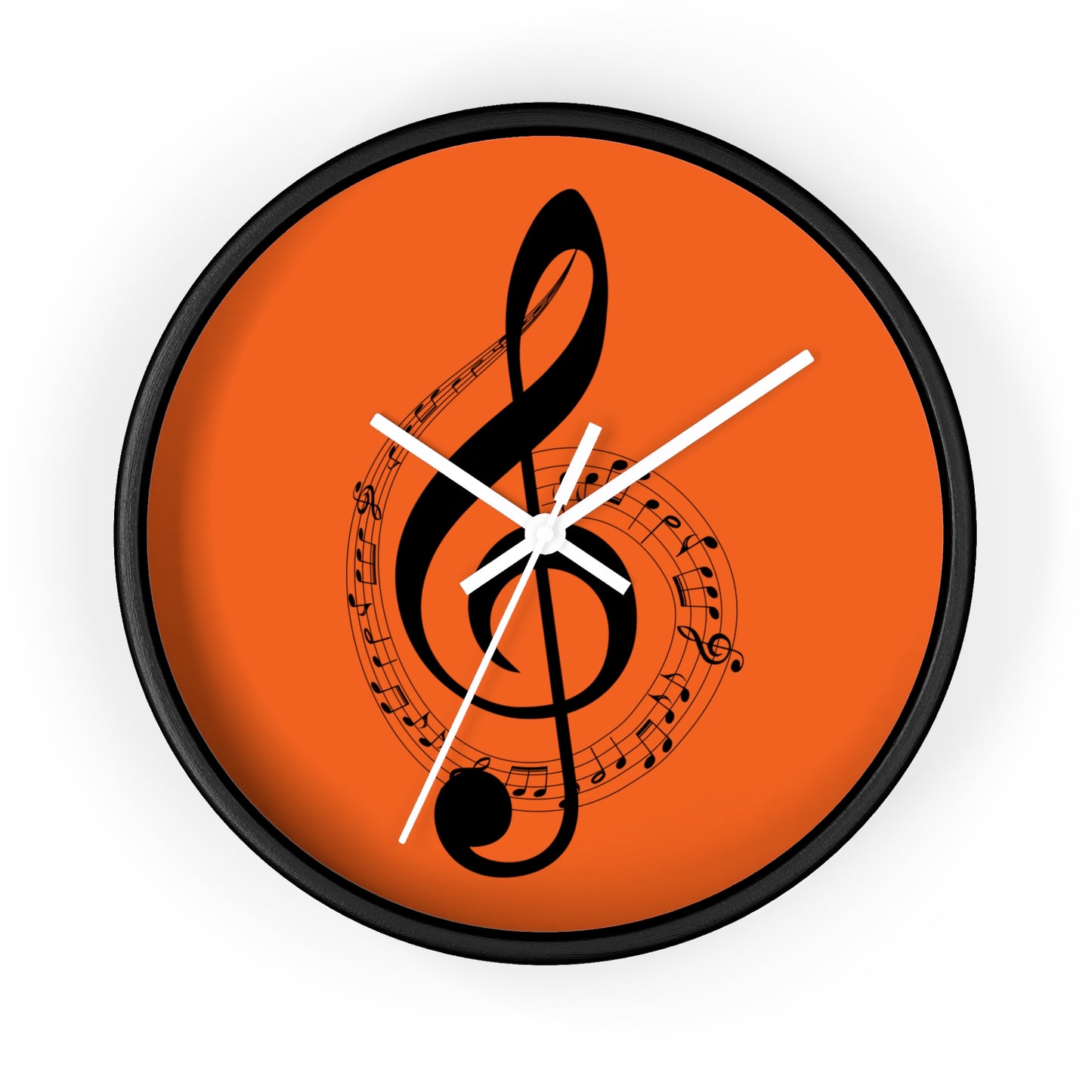 Musical Note Wall Clock | Perfect for Music Lovers, Home Decor, Gifts
