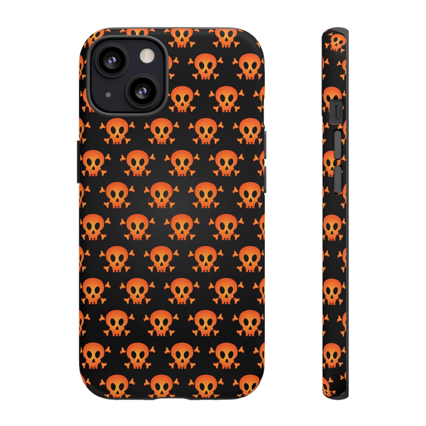 Halloween Skull Phone Case, Spooky Mobile Cover, Trick or Treat Accessory, Goth Gift, Skull Pattern Design