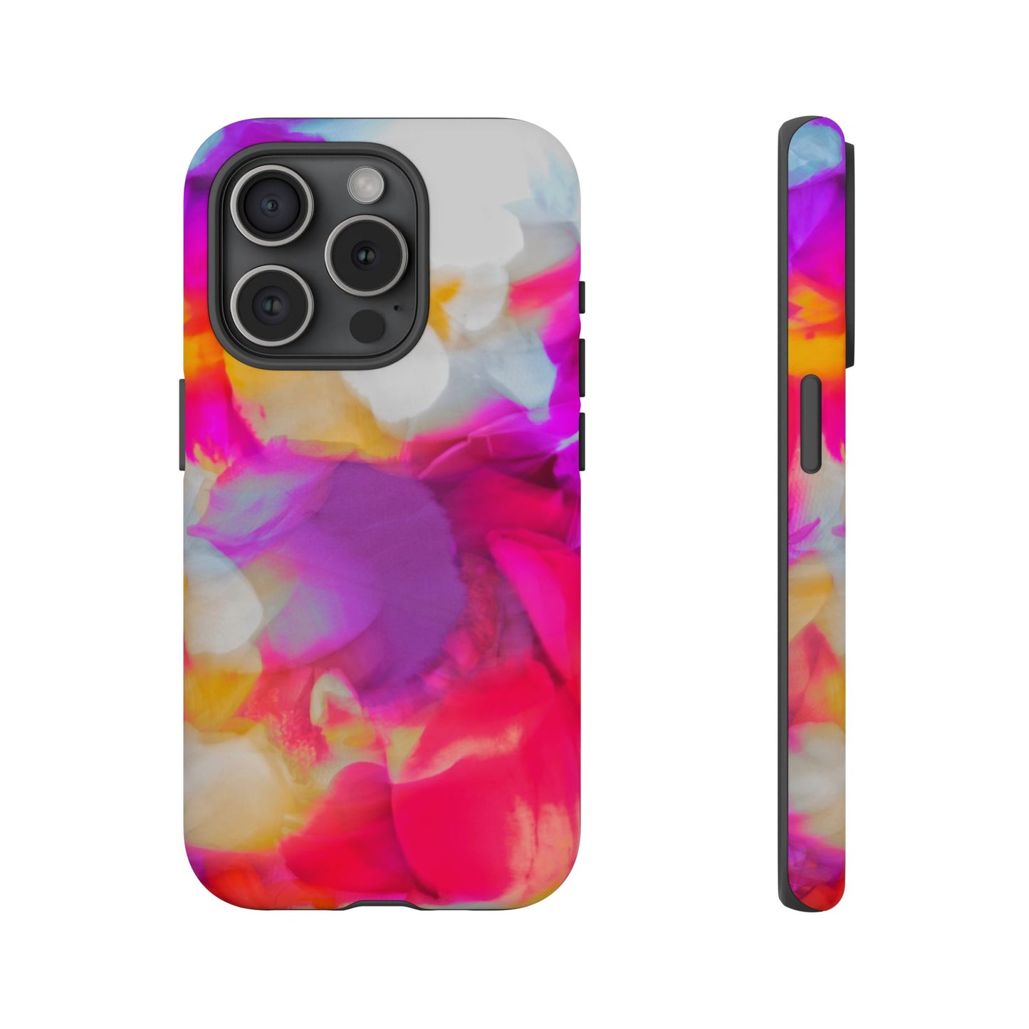 Floral Phone Case: Stylish Art for Your Device, Tough Cases, Gift for Her, Flower Print, Trendy Accessories, Phone Protection