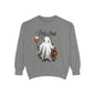 Spooky Ghost Sweatshirt | Trick or Treat Apparel, Halloween Gift, Cozy Unisex Top, Fall Fashion, Casual Wear
