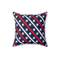 USA Patriotic Square Pillow, Decorative Cushion, Americana Home Decor, Fourth of July Gift, Star Stripes Pillow