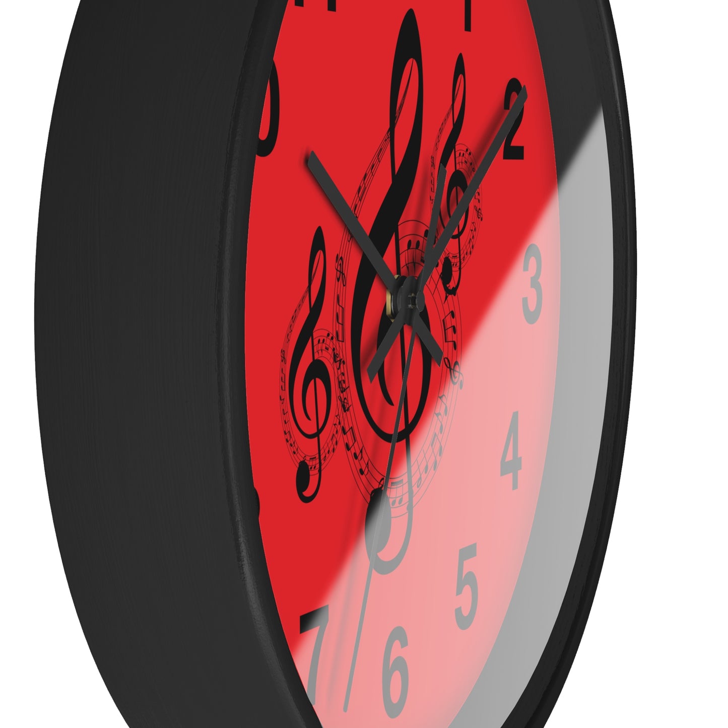 Musical Note Wall Clock - Perfect for Music Lovers, Gift for Musicians
