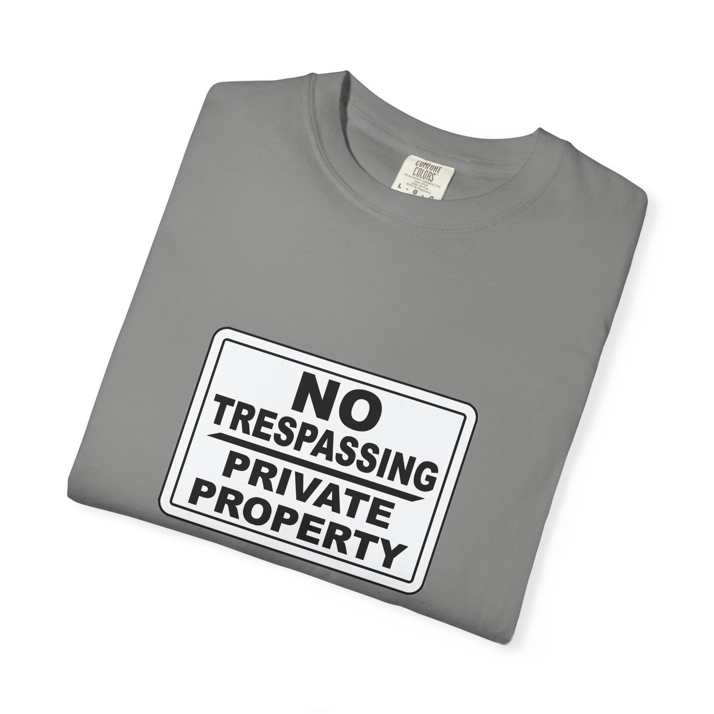 Unisex Garment-Dyed T-Shirt with Bold 'No Trespassing' Design | Casual Wear, Gift for Outdoors Lovers, Funny Shirt, Statement Tee, [...]
