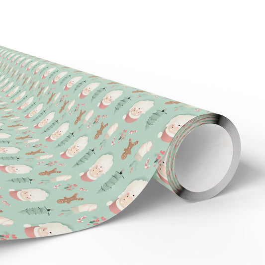Festive Wrapping Paper, Holiday Gift Wrap, Christmas Wrapping, Eco-Friendly Wrapping, Cute Holiday Designs