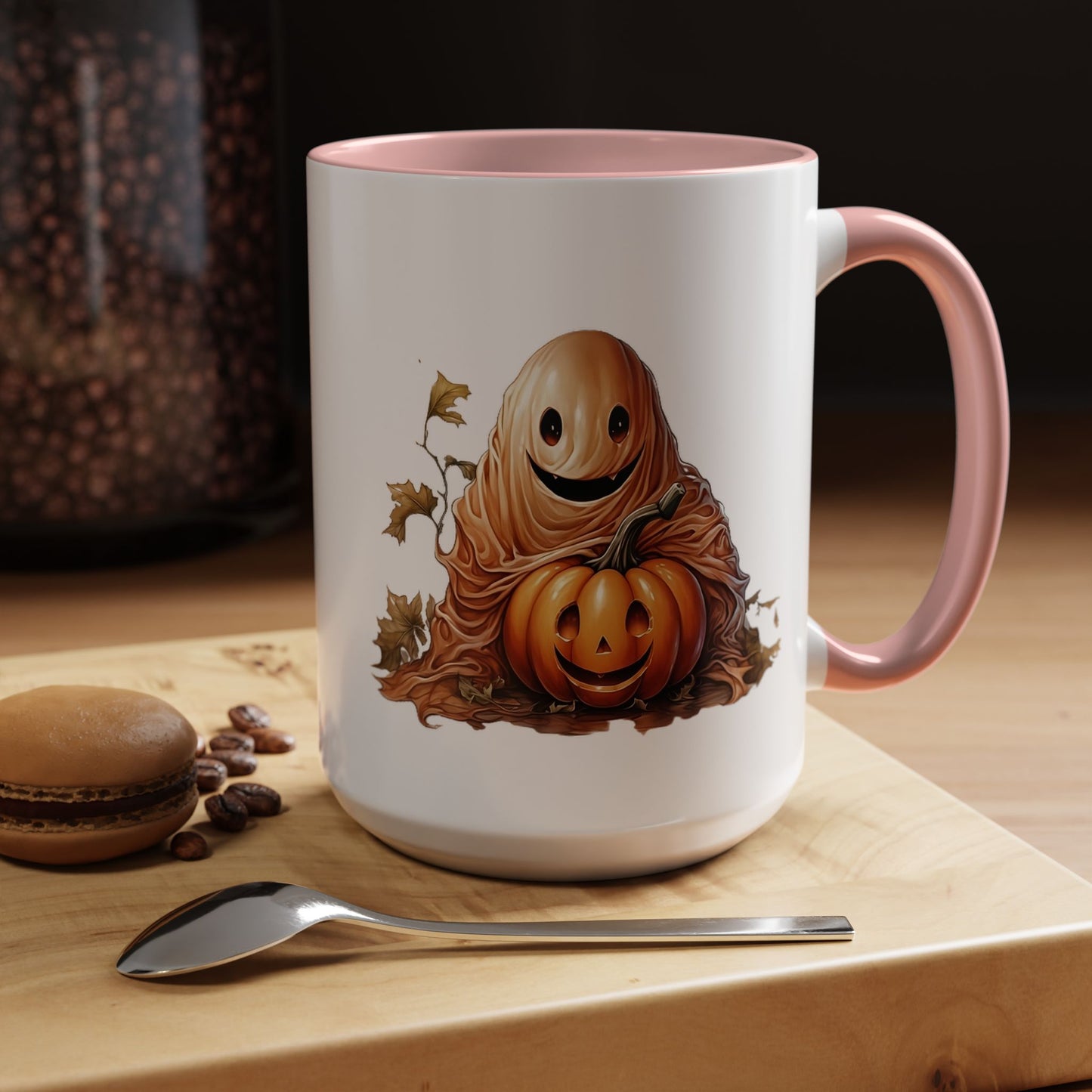Whimsical Halloween Coffee Mug | Pumpkin-Inspired Drinkware, Cute Fall Decor, Gift for Pumpkin Lovers, Cozy Autumn Vibe