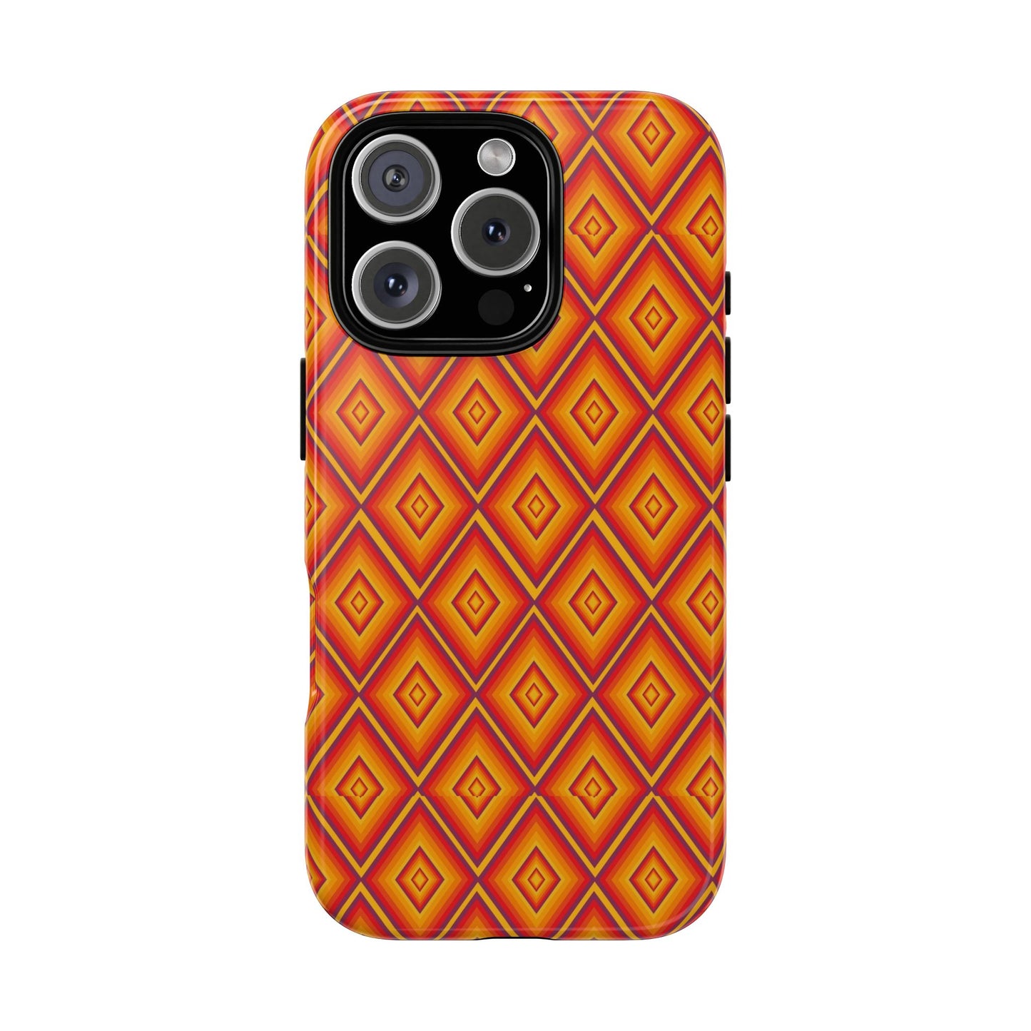 Geometric Phone Case, Tough Cases for Protection, Stylish Smartphone Cover, Vibrant Patterned Phone Accessory, Unique Gift Idea, [...]