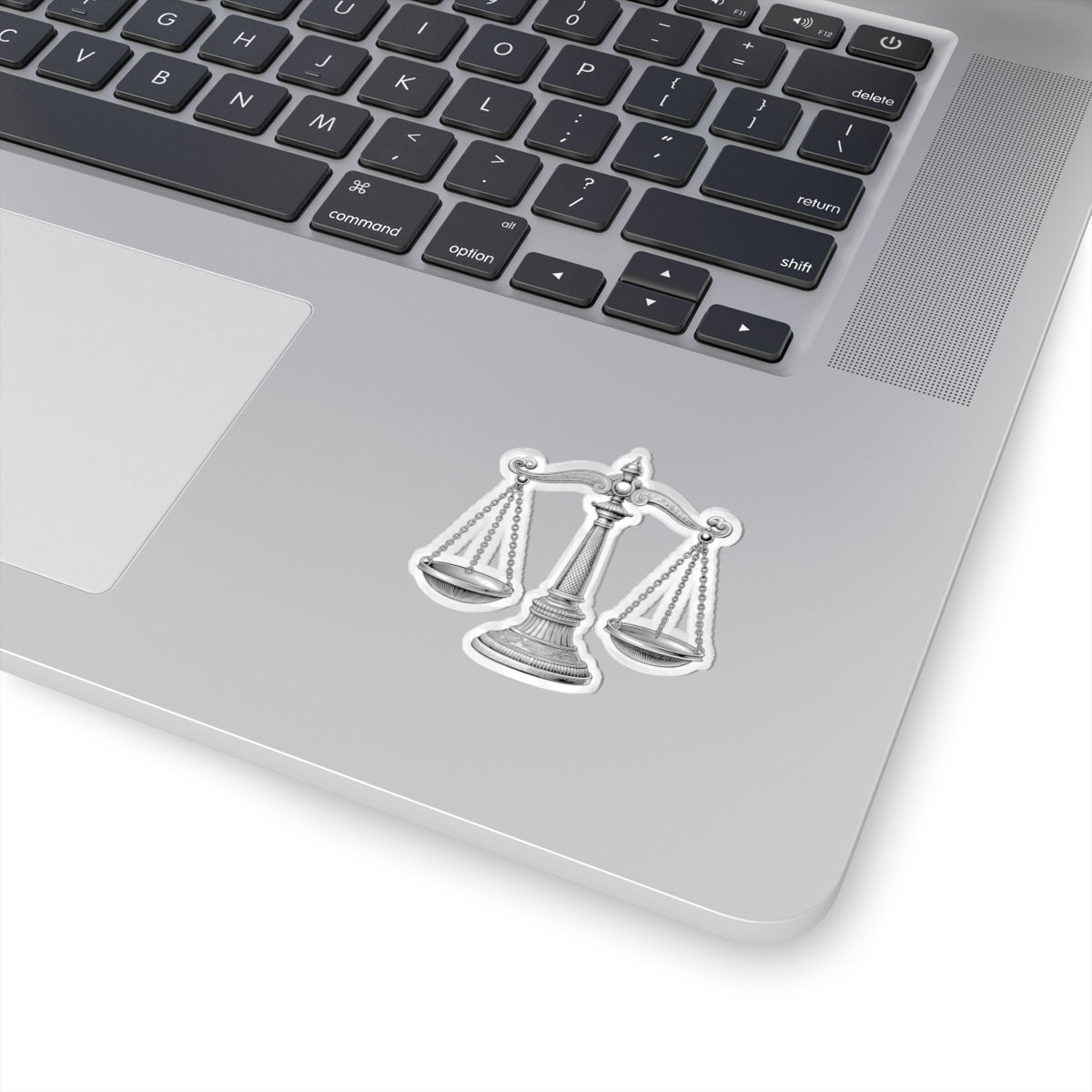 Justice Scale Kiss-Cut Stickers - Law Decor for Legal Professionals