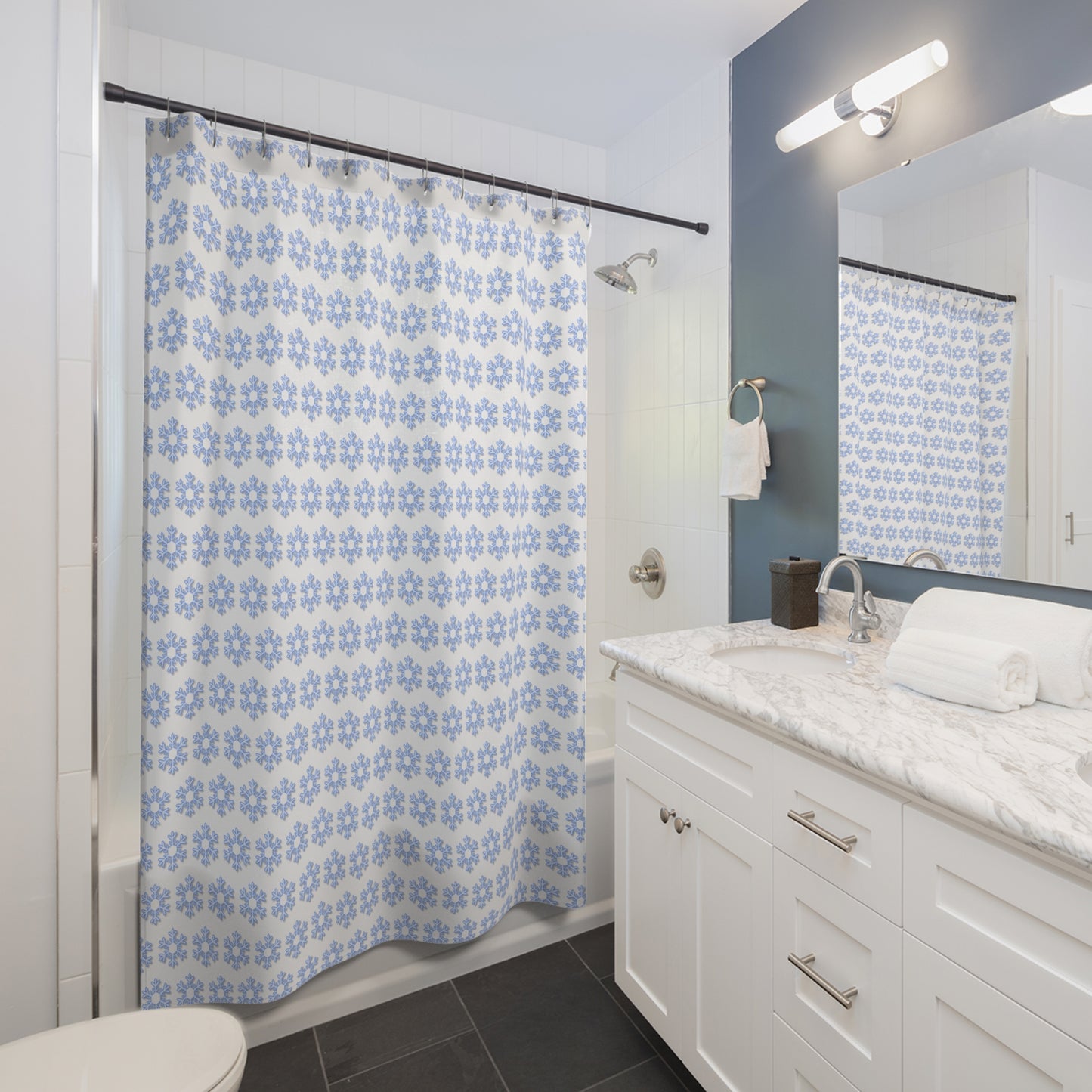 Charming Floral Shower Curtain | Bathroom Decor, Flower Pattern, Home Accessories, Spring Vibes, Unique Gift Ideas