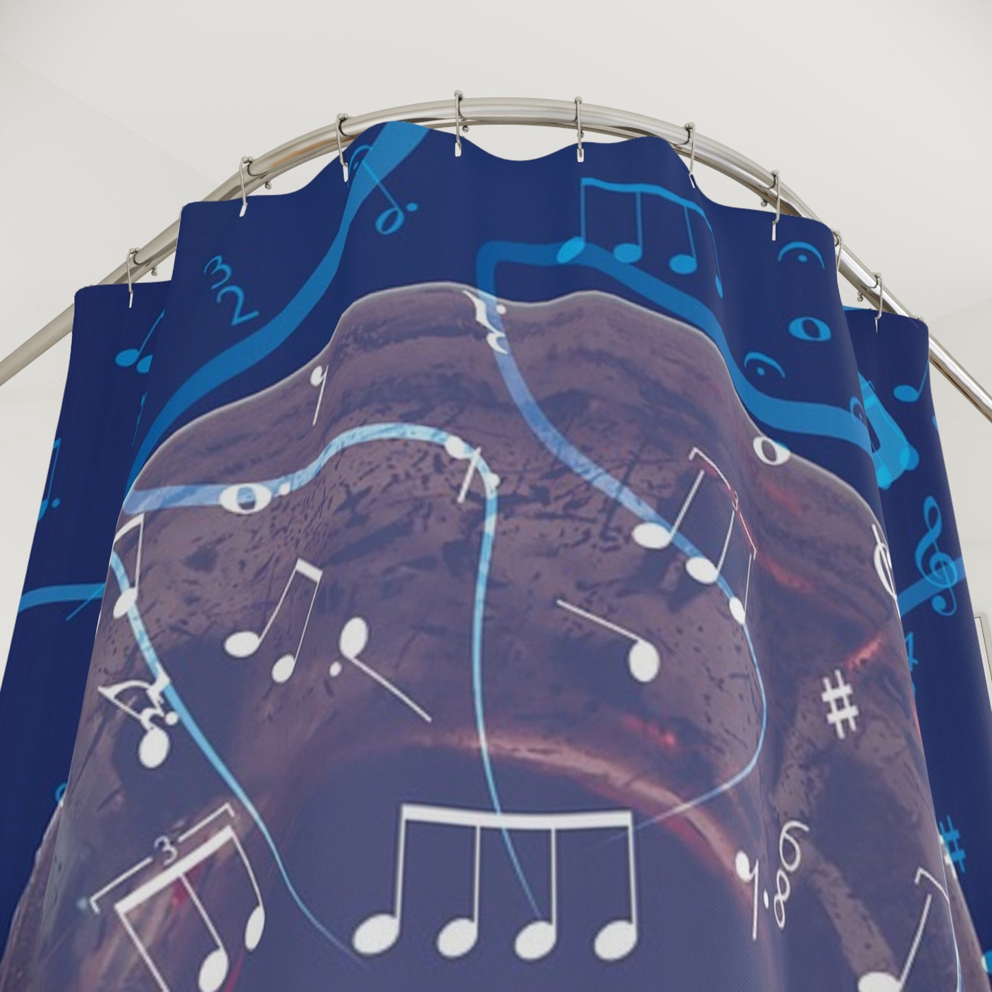 Musical Notes Shower Curtains - Bathroom Decor, Music Lover Gift, Home Decoration, Unique Shower Curtain, Art Shower Curtain
