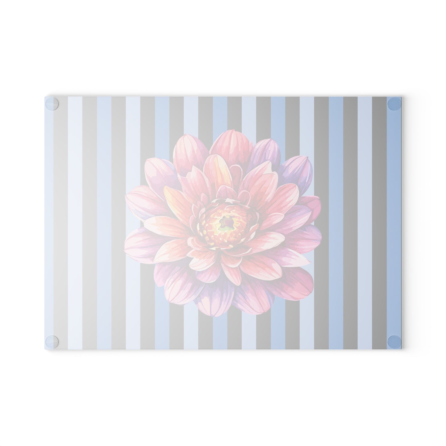 Vibrant Floral Glass Cutting Board, Kitchen Decor, Cooking Gift, Home & Garden, Unique Housewarming Gift