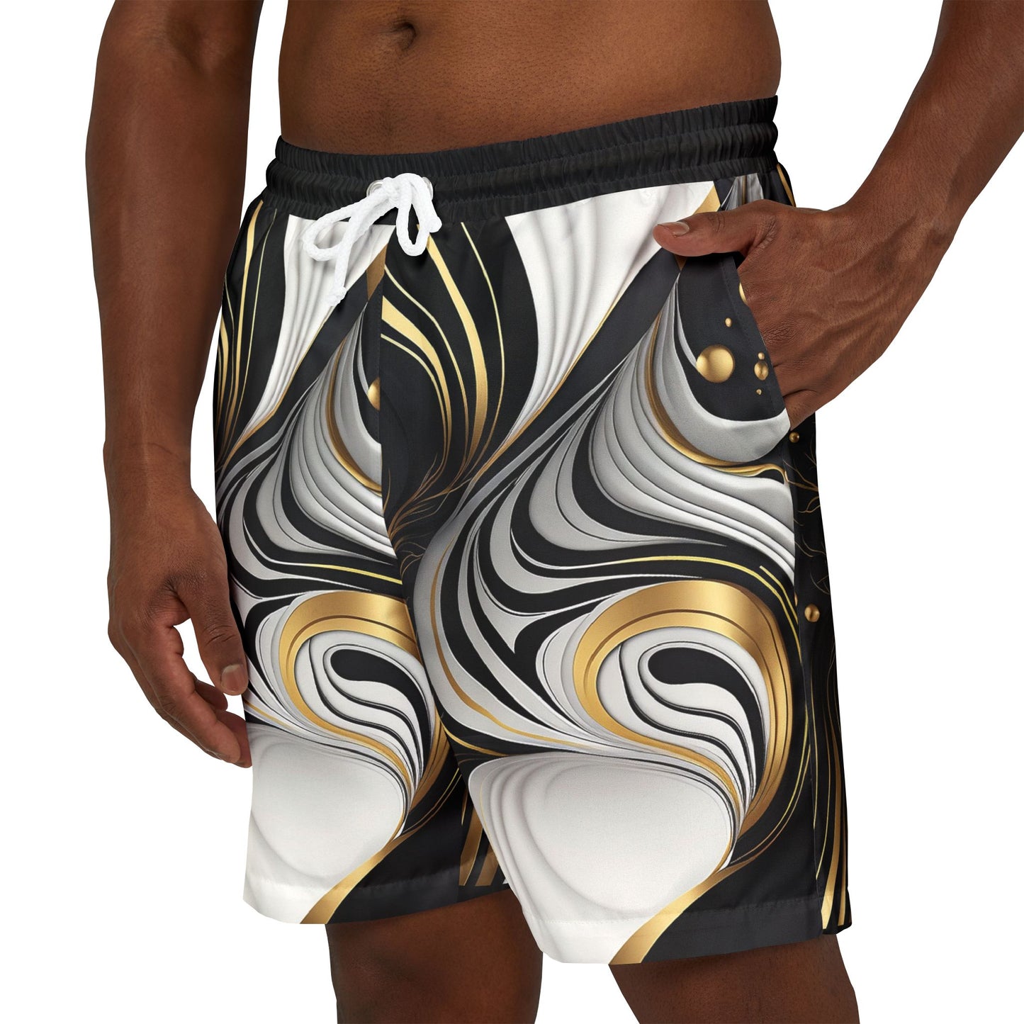 Stylish Unisex Swim Shorts, Trendy Beachwear, Summer Swim Trunks, Unique Pool Shorts, Fun Gift for Holidays