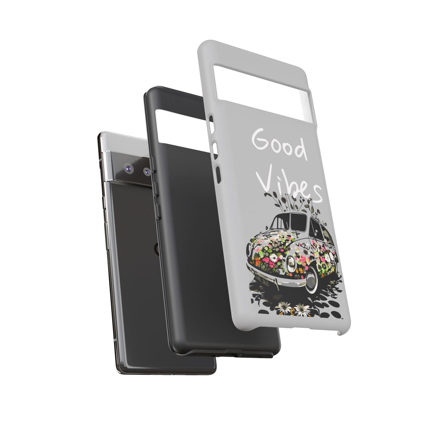 Floral Phone Case | Good Vibes, Phone Accessories, Gift for Her, Trendy Tech, Summer Vibes, Birthday Gift