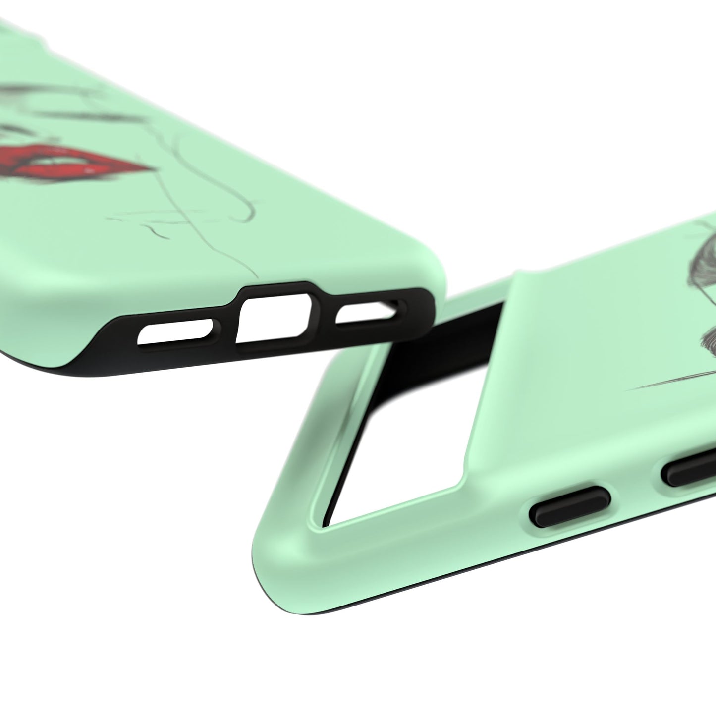 Stylish Phone Case, Artistic Phone Cover, Trendy Tech Accessory, Unique Cell Phone Protector, Gift for Her, Modern Aesthetic